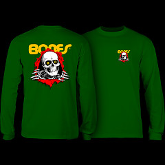Powell Peralta Ripper L/S Shirt Forest Green
