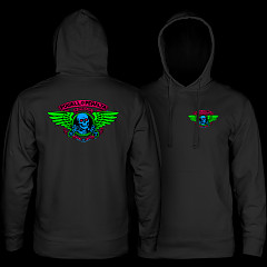 Powell Peralta Winged Ripper Hooded Sweatshirt Blacklight