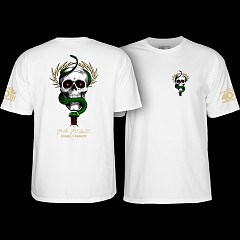 Powell Peralta McGill Skull & Snake 40th Anniversary T-Shirt White