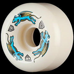Powell Peralta Nano Rats 97A - AV6 Asymmetrical Shape - Medium Ride Patch - 54mm x 34mm 97A AV6 Skateboard Wheels 4pk