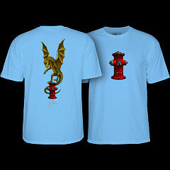 Powell Peralta Andy Anderson Hydrant Youth T-Shirt Carolina Blue