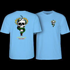 Powell Peralta Mike McGill Skull & Snake T-Shirt Carolina Blue