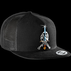 Powell Peralta Skull And Sword Trucker Cap - Black