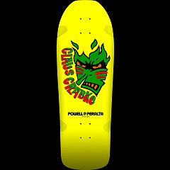 Powell Peralta Claus Grabke Skateboard Deck Yellow - 10.25 x 30.5