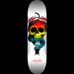Powell Peralta McGill Skull & Snake Skateboard Yellow Fade / White - Shape 244 K20 - 8.5 x 32.08