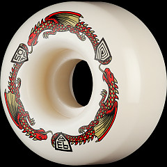Powell Peralta Dragons 93A - V1 Symmetrical Shape - Narrow Ride Patch - 50mm x 30mm 93A V1 Skateboard Wheels 4pk