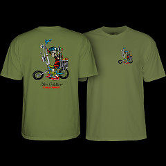 Powell Peralta Steve Caballero Chopper Bike T-Shirt Military Green