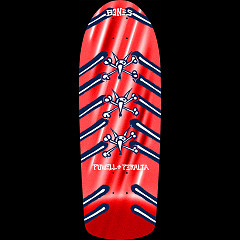 Powell Peralta OG Rat Bones Skateboard Deck Red Foil - 10 x 30