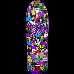 Powell Peralta Bucky Lasek Stadium Reissue Skateboard Deck Ravens Purple - 10 x 31.5