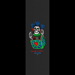 Powell Peralta Chris Hiett Skull Grip Tape Sheet 10.5 x 33