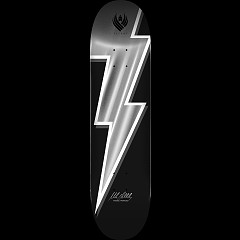 Powell Peralta Mike Vallely Lightning Bolt FLIGHT Skateboard Deck Silver Foil - 8.5 x 32.08