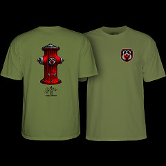 Powell Peralta Andy Anderson Hydrant T-Shirt Military Green