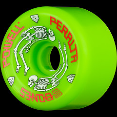 Powell Peralta G-Bones Skateboard Wheels 64mm 97a - Green (4 pack)