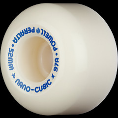 Powell Peralta Andy Anderson Pro Nano-Cubic 97A - Asymmetrical Shape - Medium Ride Patch - Offset Bearing - 52mm x 36mm 97A Skateboard Wheels 4pk