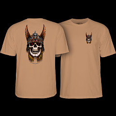 Powell Peralta Andy Anderson Skull T-Shirt Gold