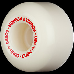 Powell Peralta Nano-Cubic 93A - Asymmetrical Shape - Wide Ride Patch - Offset Bearing - 60mm x 38mm 93A Skateboard Wheels 4pk