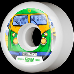 Powell Peralta Yuppie Skateboard Wheels Slide Formula 58mm 104A 4pk