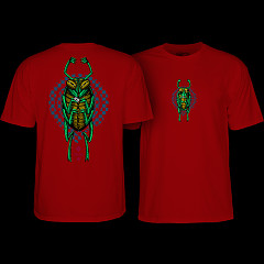 Powell Peralta Mike Vallely Bug T-Shirt Garnet