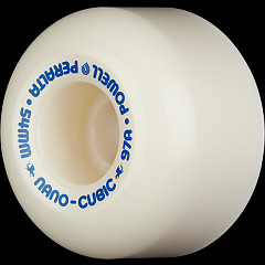 Powell Peralta Nano-Cubic 97A - Asymmetrical Shape - Medium Ride Patch - Offset Bearing - 54mm x 36mm 97A Skateboard Wheels 4pk