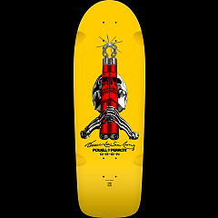 Powell Peralta Claus Grabke Skateboard Deck Yellow - 10.25 x