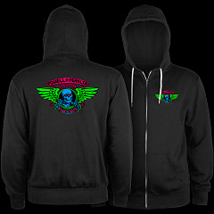 Powell Peralta Winged Ripper Zip Hoodie Lightweight