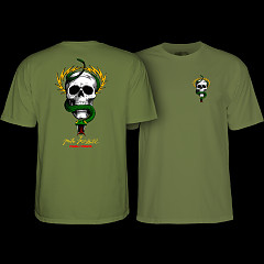 Powell Peralta Mike McGill Skull & Snake T-Shirt Military Green