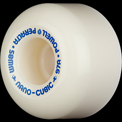 Powell Peralta Nano-Cubic 97A - Asymmetrical Shape - Wide Ride Patch - Offset Bearing - 58mm x 37mm 97A Skateboard Wheels 4pk
