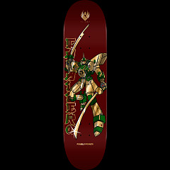 Powell Peralta Steve Caballero Gundam FLIGHT Skateboard Deck Burgundy / Gold Foil - Shape 243 - K20 8.25 x 31.95