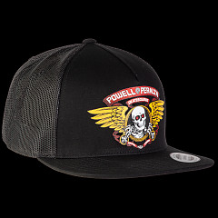 Powell Peralta Winged Ripper Trucker Cap Black