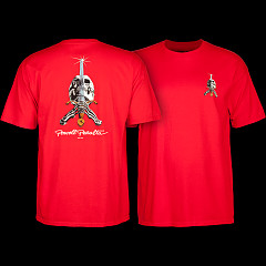 Powell Peralta Skull & Sword T-shirt - Red