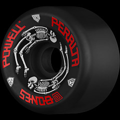 Powell Peralta G-Bones Skateboard Wheels 64mm 97a - Black (4 pack)
