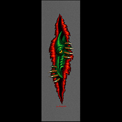 Powell Peralta Dragon Peeker CLEAR Grip Tape Sheet -10.5 x 33