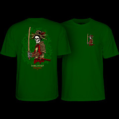 Powell Peralta Sakura Yosozumi Onna-Bugeisha T-Shirt Forest Green