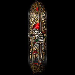 Powell Peralta Zach Doelling Archer Gold Foil Mini Maple Skateboard Deck Shape 326 - 7.63 x 30.3