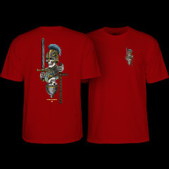 Powell Peralta Dan Corrigan Chess Skulls Burgundy