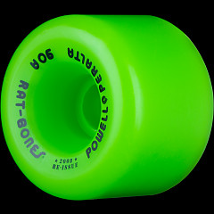 Powell Peralta Rat Bones Skateboard Wheels 60mm 90a - Green (4 pack)