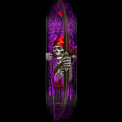 Powell Peralta Pro Zach Doelling Archer FLIGHT® Skateboard Deck Purple - Shape 318 - 8.0 x 31.61