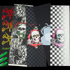 Powell Peralta Grip Tape 10.5 x 33 Assorted Misprint 5pk