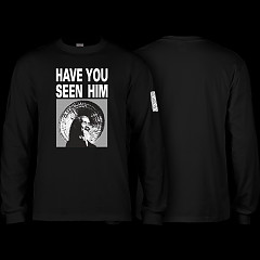 Powell Peralta Animal Chin L/S Shirt Black