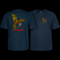 Powell Peralta Dragons Logo T-Shirt Navy