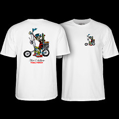 Powell Peralta Steve Caballero Chopper Bike T-Shirt White