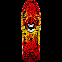 Powell Peralta Welinder Classic Skateboard Deck Red/Yellow Fade - 9.62 x 29.75