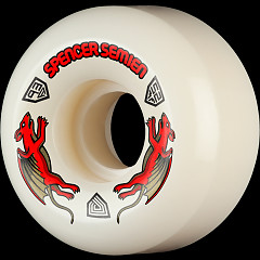 Powell Peralta Spencer Semien Pro Nano Rats 93A - AV5 Asymmetrical Shape - Narrow Ride Patch - 52mm x 30mm 93A AV5 Skateboard Wheels 4pk