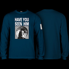 Powell Peralta Animal Chin L/S Shirt Navy