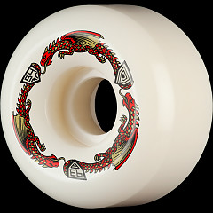 Powell Peralta Dragons 93A - V6 Symmetrical Shape - Medium Ride Patch - 54mm x 34mm 93A V6 Skateboard Wheels 4pk