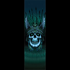 Powell Peralta Anderson Green Skull Grip Tape Sheet 9 x 33