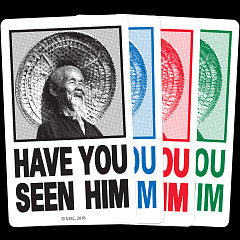 Powell Peralta Animal Chin Sticker (Singles) - all 4