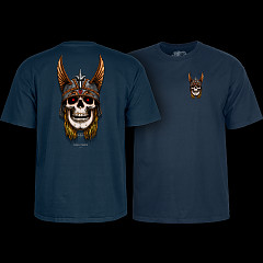 Powell Peralta Andy Anderson Skull T-Shirt - Navy