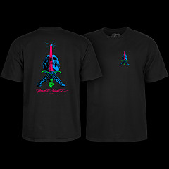 Powell Peralta Skull & Sword T-Shirt Blacklight