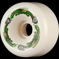 Powell Peralta Dragons 88A - Bomber Symmetrical Shape - Extra Wide Ride Patch - 64mm x 40mm 88A Bomber Skateboard Wheels 4pk